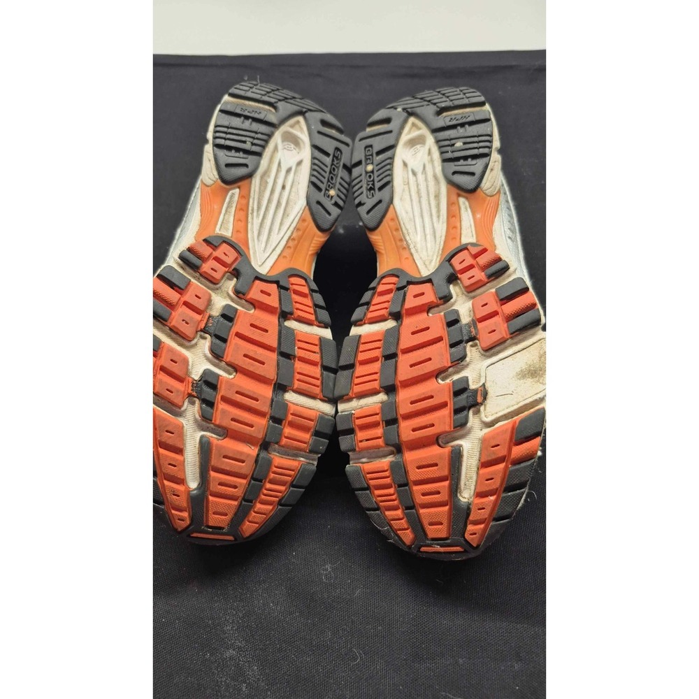 Brookes Switch 3 women's white sneakers orange/navy/gray‎ trim athletic sz. 8.5 - Picture 10 of 14